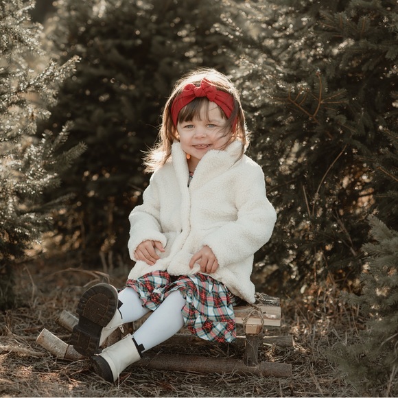 Long Sherpa Teddy Coat - Creme De La Creme - Picture 2 of 2